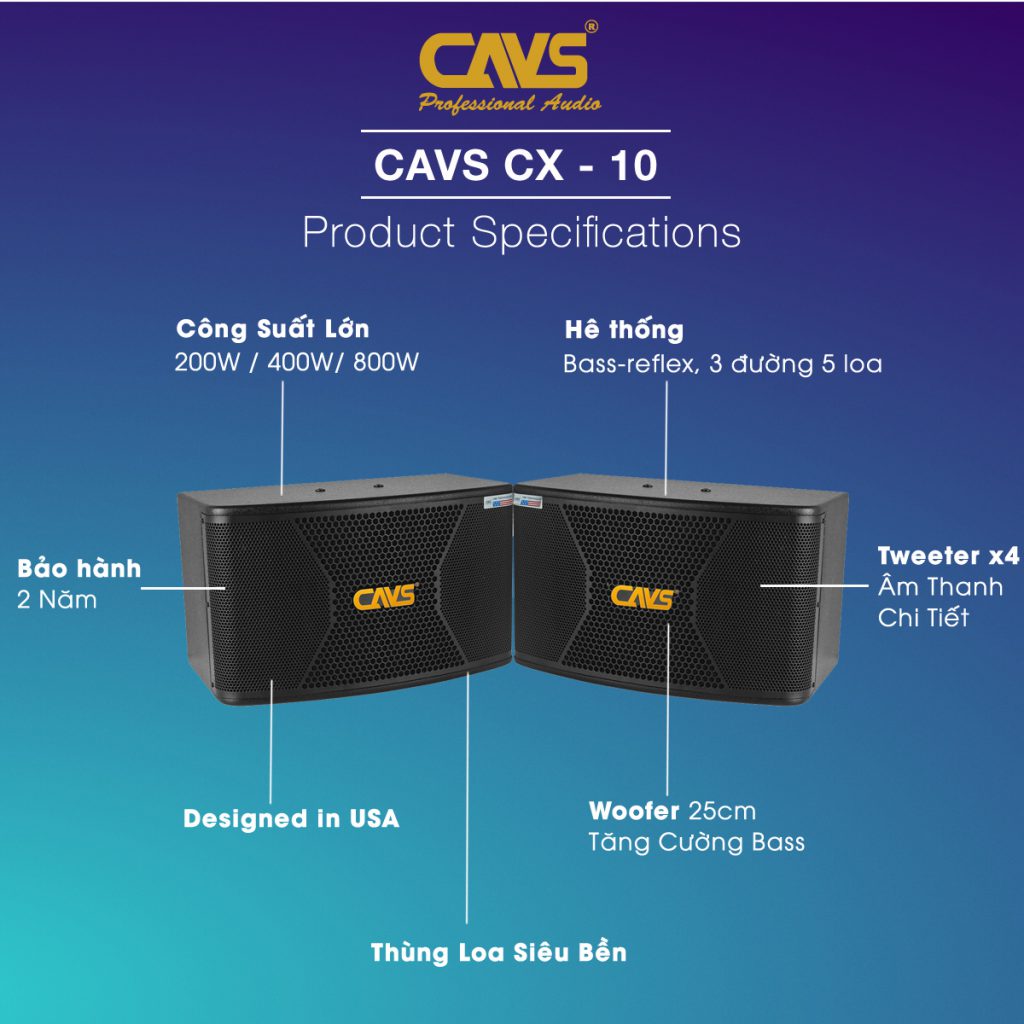 Karaoke miễn phí CAVS CX10