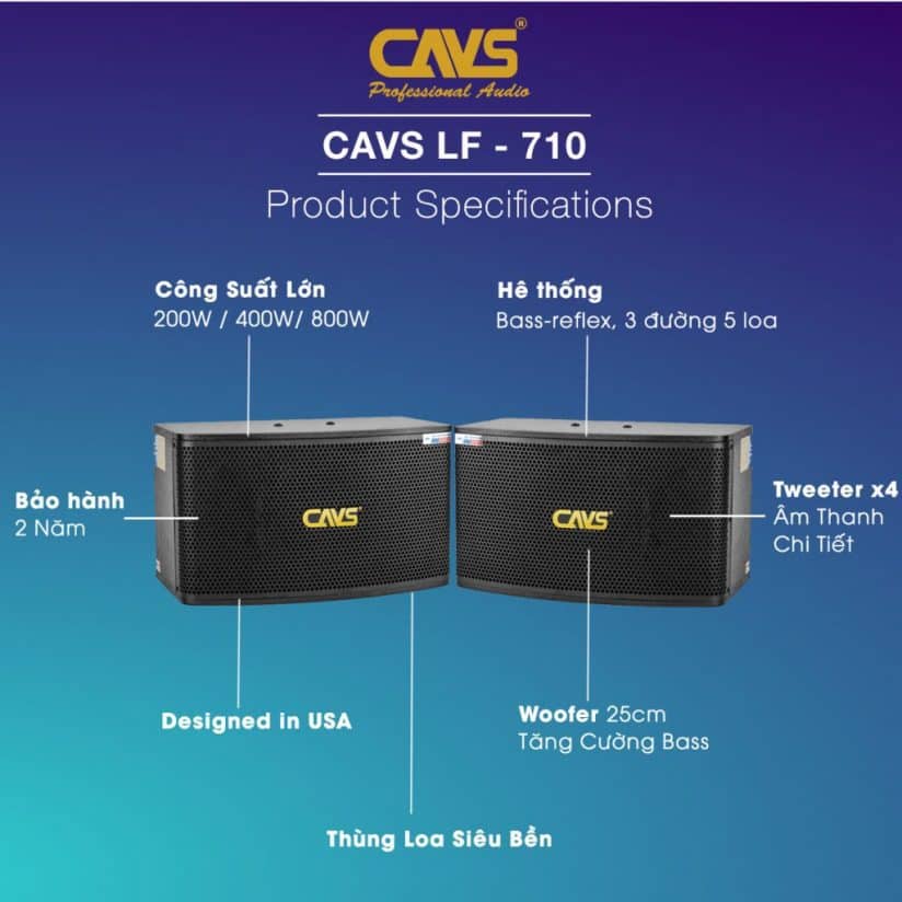 Loa karaoke CAVS LF-710
