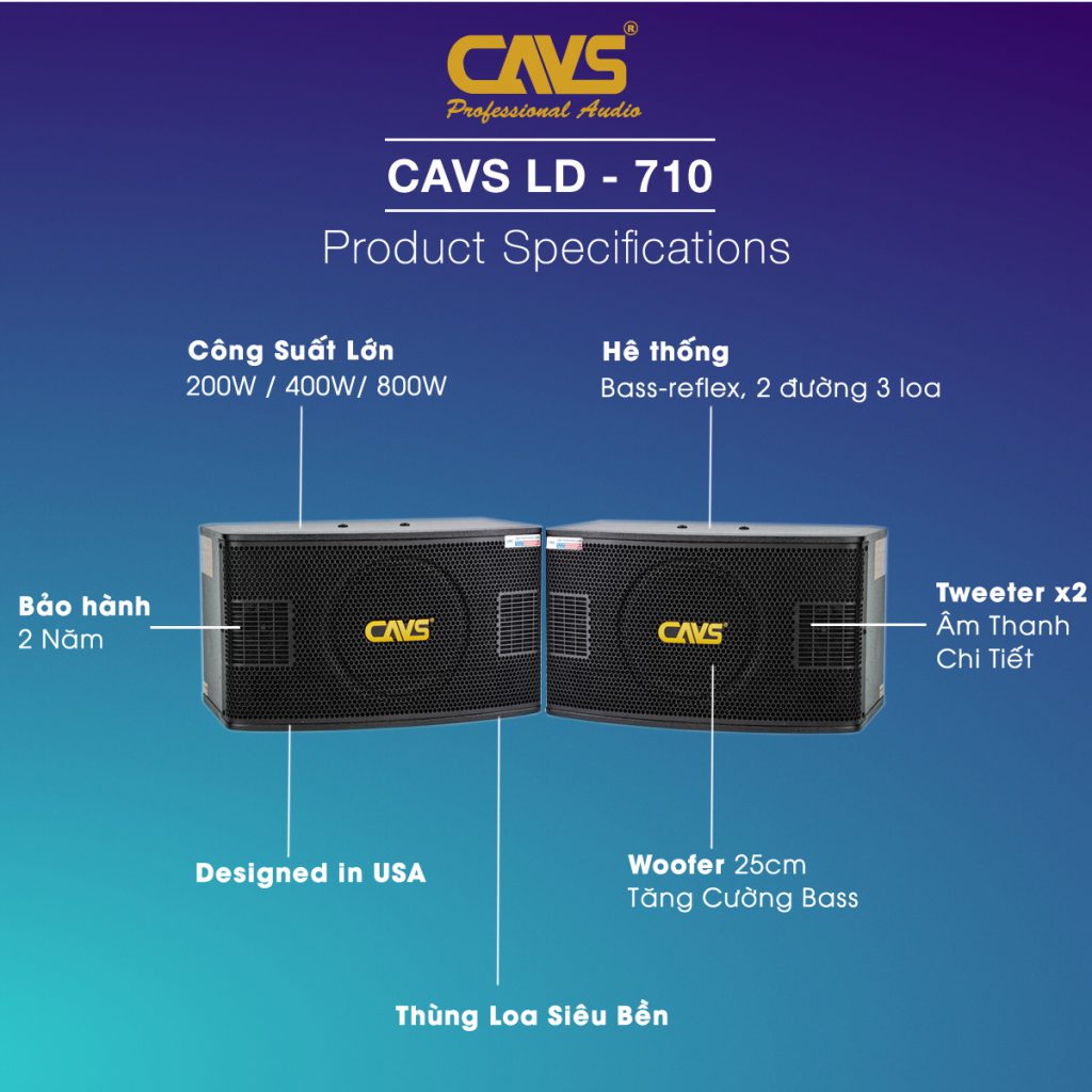 Loa Karaoke CAVS LD-710