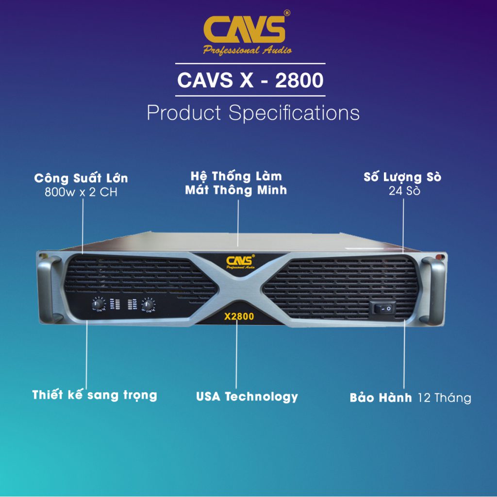 Cục Đẩy Công Suất CAVS X-2800