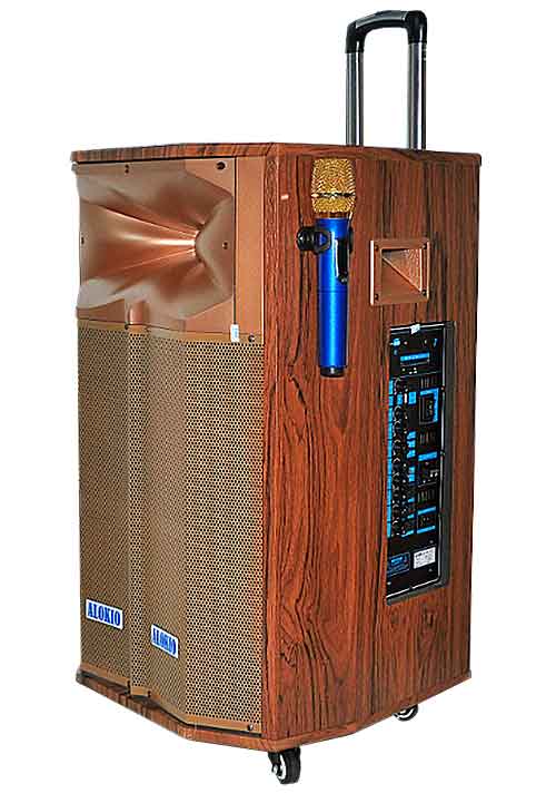 Loa kéo Alokio AL-TH71, loa di động karaoke, công suất max 550W