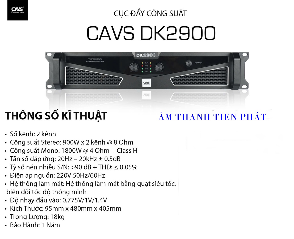 Cục Đẩy Công Suất CAVS DK2900