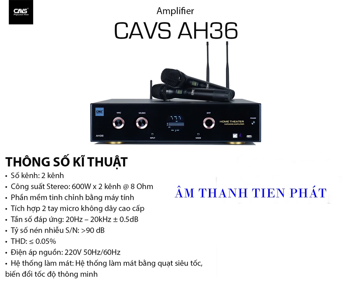 Âm Ly Liền Vang 3 trong 1 CAVS AH36 Bán Tại Bình Dương