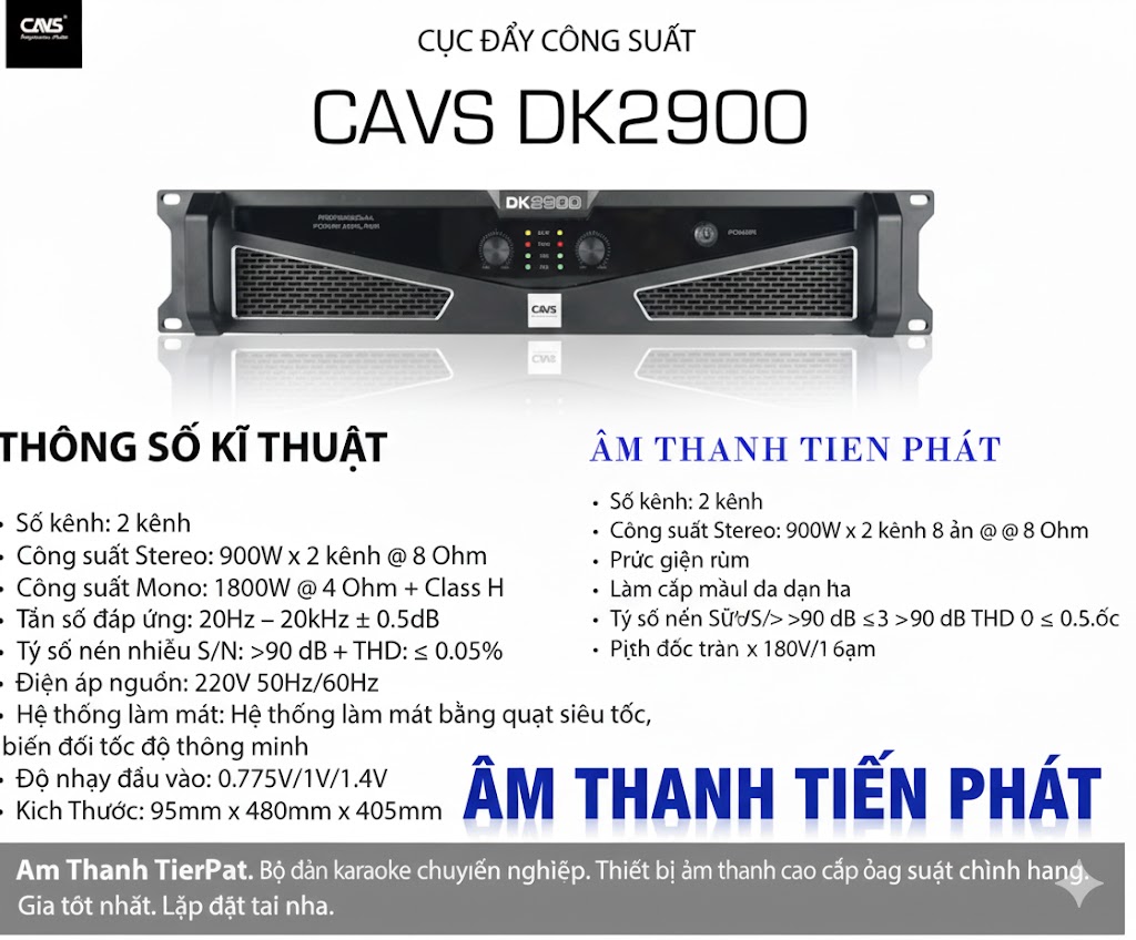 Cục Đẩy Công Suất CAVS DK2900